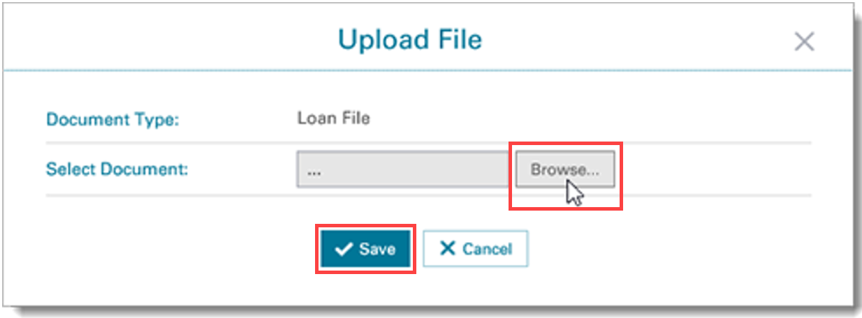 Upload File Window