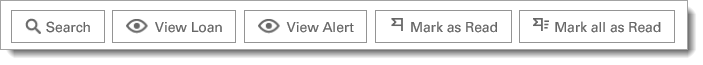 Alert Window Search, Navigation, Mark as Read Buttons
