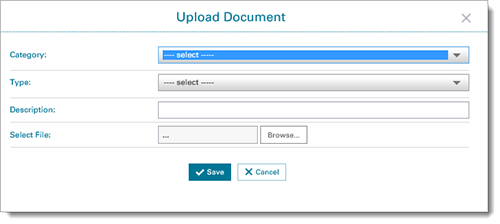 Upload Document Window