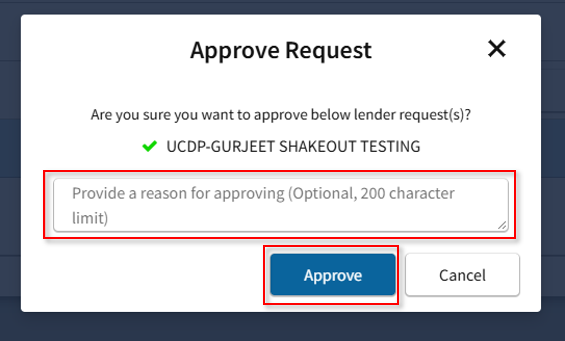 Technology Manager: Approve or Deny Lender CA Relationship Request