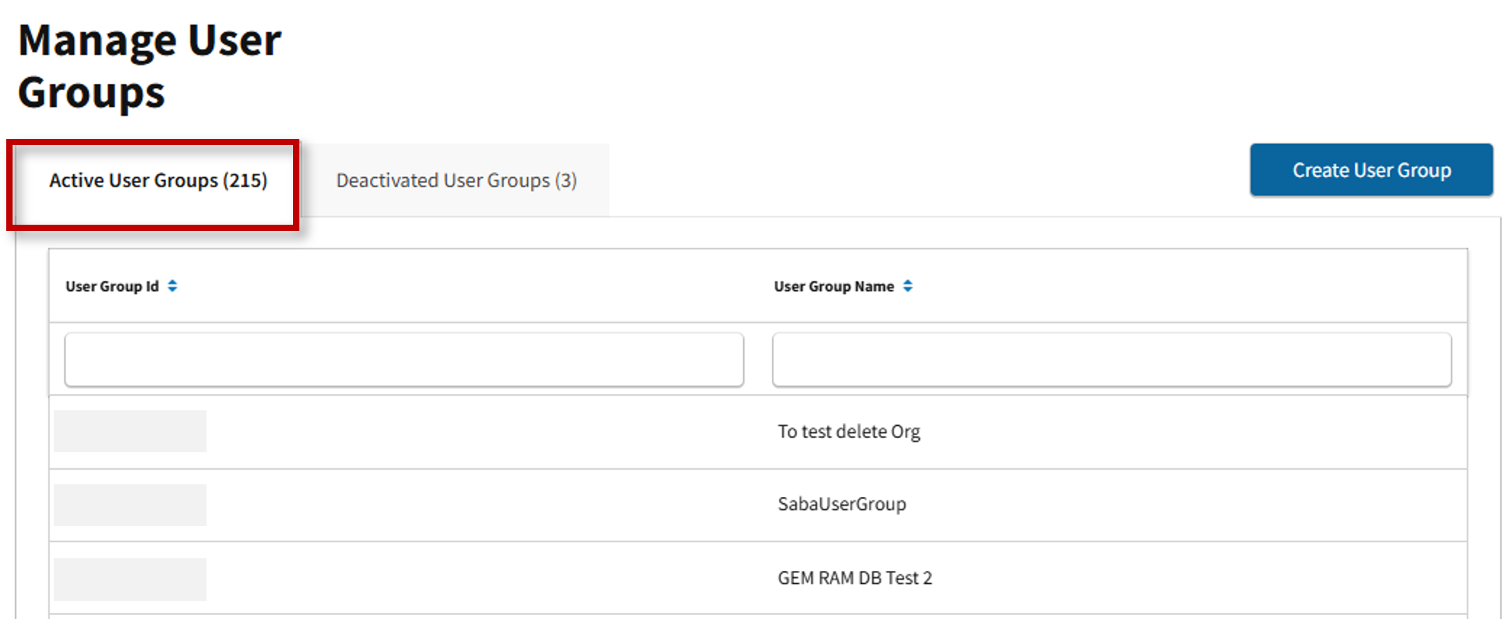 Technology Manager: Edit a User Group