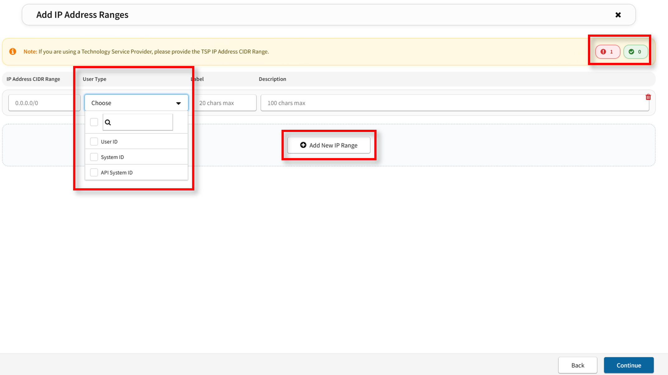 Manage IP Address Restrictions