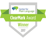 Clearmark Award Winner logo