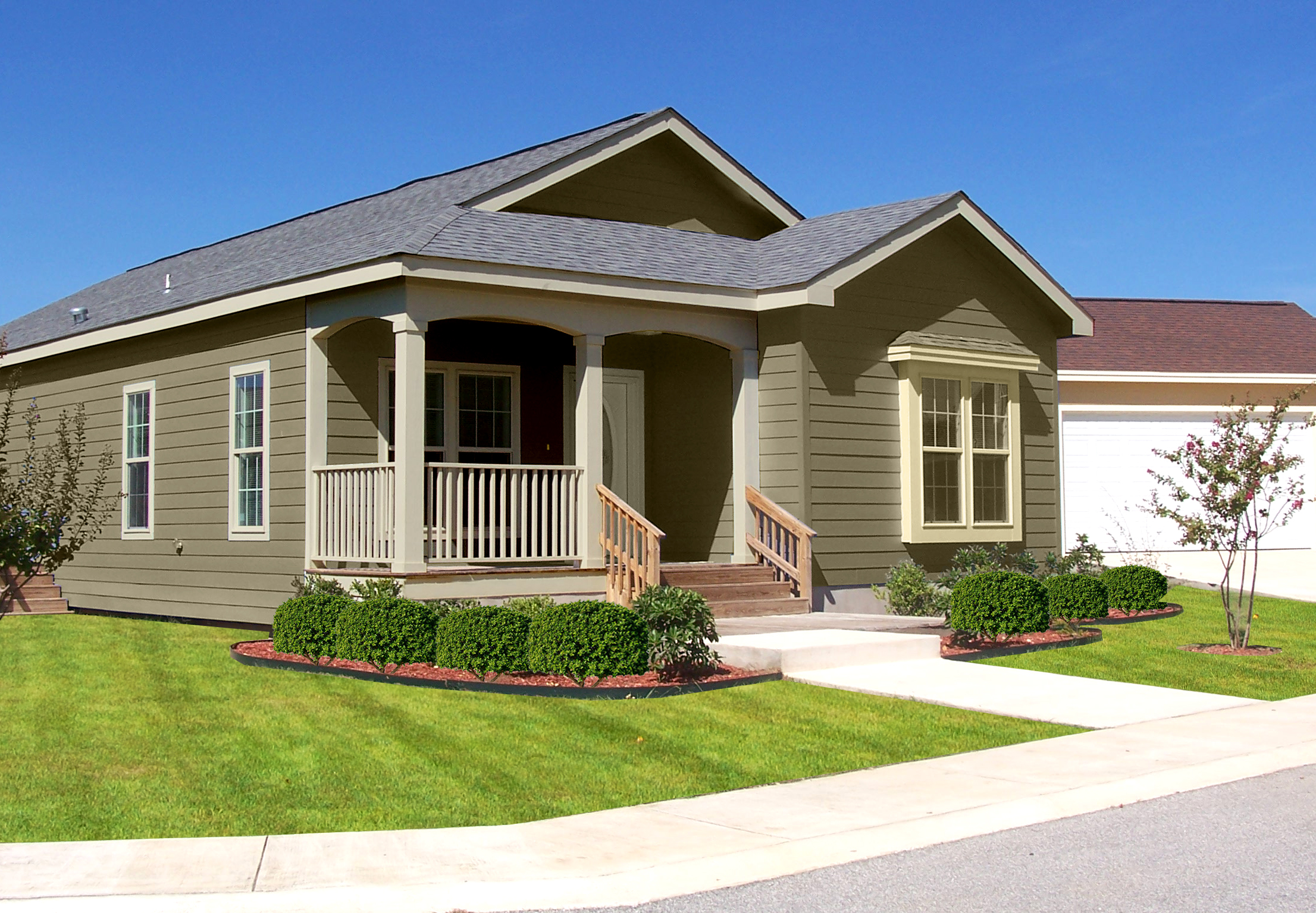 manufactured home side angle