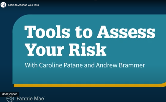 Tools to Assess Your Risk screen
