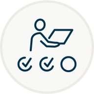 checklist with laptop