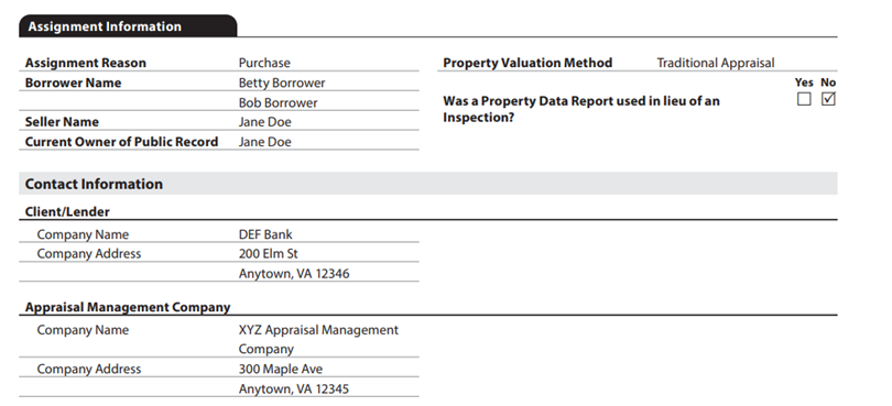 appraiser newsletter Q4 2025 assignment