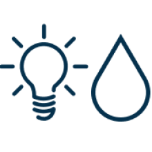 bulb and drop