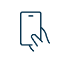 hand cell phone